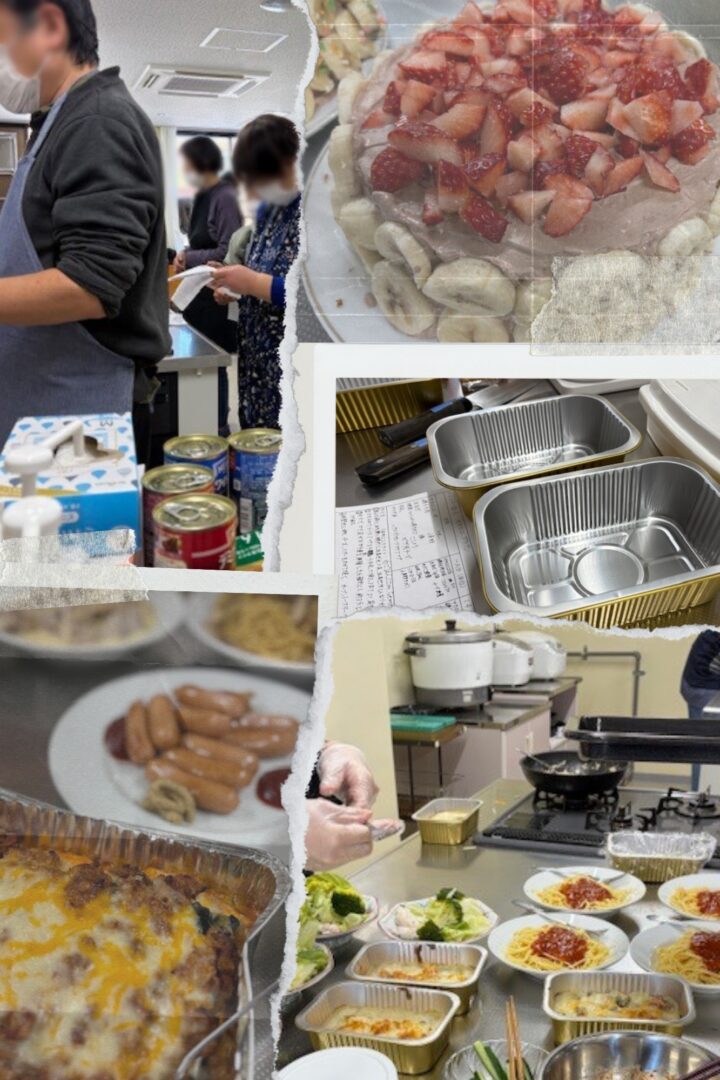 先日の「調理実習」の様子です。の画像